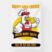 Generic Customize Fried Crispy Chicken Banner (Vertikal)