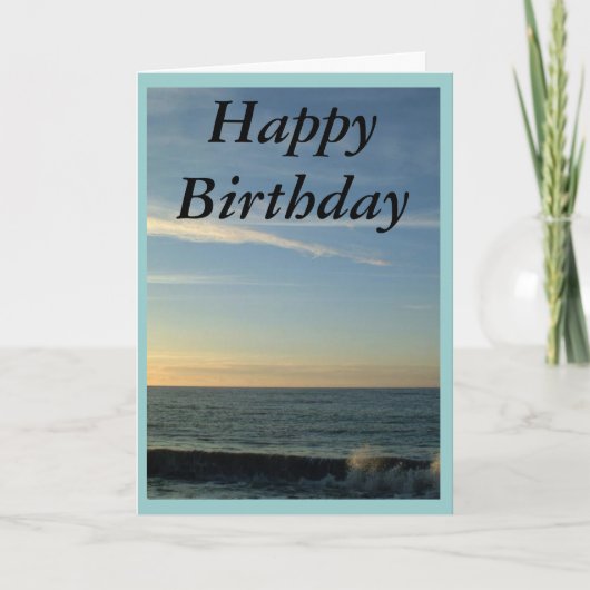 Generic Happy Birthday Greeting Karte (Vorderseite)