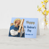 Generic Happy St. Andrew's Day Grußkarte Karte (Gelbe Blume)