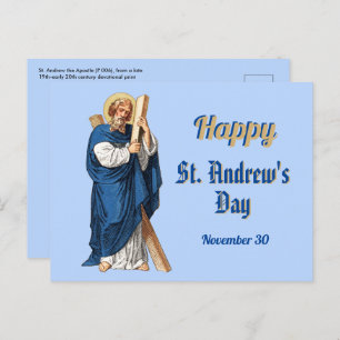 Generic Happy St. Andrew's Day Postcard Postkarte
