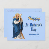 Generic Happy St. Andrew's Day Postcard Postkarte (Vorne/Hinten)