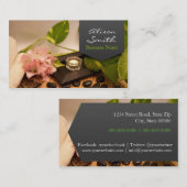 Generic health/spa/massage business card visitenkarte (Vorne/Hinten)