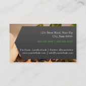 Generic health/spa/massage business card visitenkarte (Rückseite)