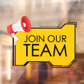 Generic Loud Lautsprecher Mitglied unseres Teams j Fensteraufkleber (Blatt 2)