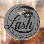 Generic Luxury Eyelash Extensions Salon Wellness-C Fensteraufkleber (Blatt 2)