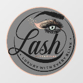 Generic Luxury Eyelash Extensions Salon Wellness-C Fensteraufkleber (Blatt)