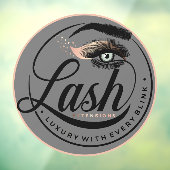 Generic Luxury Eyelash Extensions Salon Wellness-C Fensteraufkleber (Blatt 3)