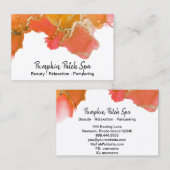 *~* Generic - Nägel Haare Lashes Pink Gold Orange Visitenkarte (Vorne/Hinten)