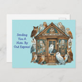 Generic Owl Express Postkarte (Vorne/Hinten)
