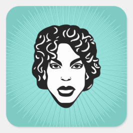 Generic Person Square Sticker