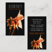 Generic Romantic Blume Visitenkarte (Vorne/Hinten)