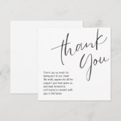 generic thank you note mitteilungskarte (Vorne/Hinten)