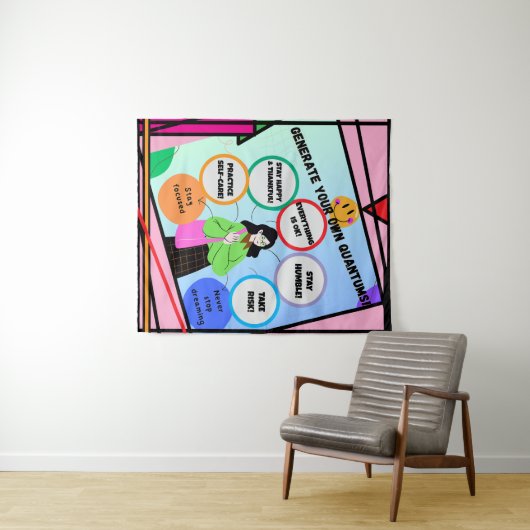 GENERIEREN SIE IHRE EIGENEN MENGEN! Soul Therapie. Wandteppich (Beispiel (Horizontal))