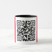 generieren Sie perfekten qr Code auf Website fungs Tasse (Zentrum)