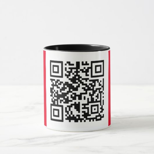 generieren Sie perfekten qr Code auf Website fungs Tasse (Zentrum)
