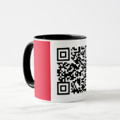 generieren Sie perfekten qr Code auf Website fungs Tasse (Vorderseite Links)
