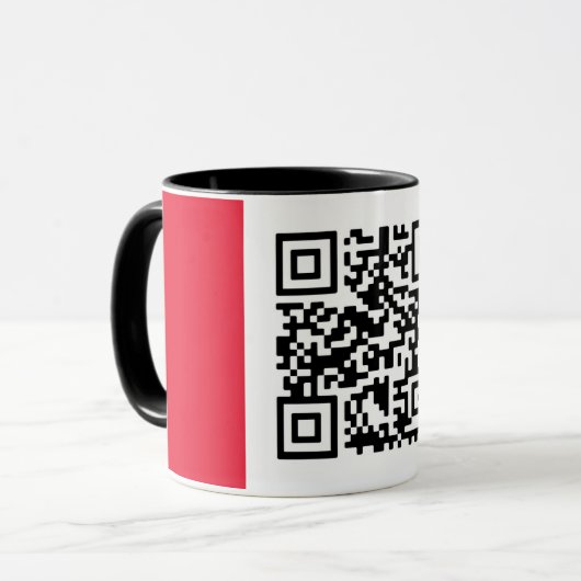 generieren Sie perfekten qr Code auf Website fungs Tasse (Vorderseite Links)