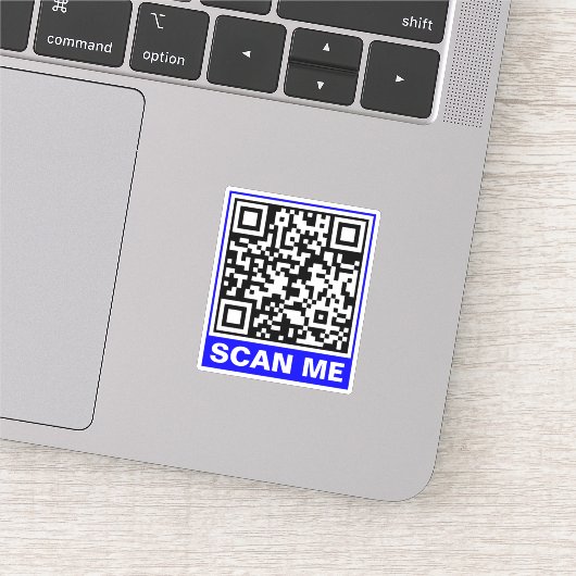 Generieren von einfachem QR-Code (Scan Me) Aufkleber (Ausschnitt)