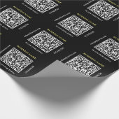 Generieren von QR Code Business Name Website Promo Geschenkpapier (Ecke)