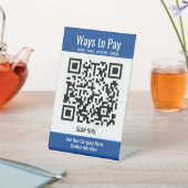 Generieren von QR Code Link für Venmo-Zeichen Sockelschild (In SItu)