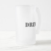 Generikale Lebensmittel und Getränke Humorales Par Mattglas Bierglas (VorderseiteRechts)