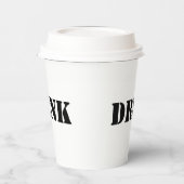 Generikale Lebensmittel und Getränke Humorales Par Pappbecher (Links)