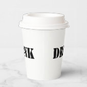 Generikale Lebensmittel und Getränke Humorales Par Pappbecher (Rechts)