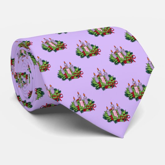 Generikaler Adventkranz Gemustert Krawatte (Gerollt)