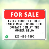 Generisch für den Verkauf von Zuhause Car Van Truc Fensteraufkleber (Blatt 3)