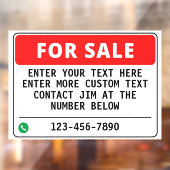 Generisch für den Verkauf von Zuhause Car Van Truc Fensteraufkleber (Blatt 2)