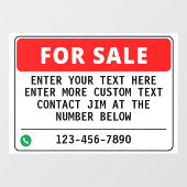 Generisch für den Verkauf von Zuhause Car Van Truc Fensteraufkleber (Blatt)