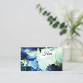 *~* generisch.  Hair Nails Lashes Reiki Glitzer Visitenkarte (Stehend Vorderseite)