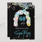 *~* GENERISCH PERSONALISIEREN jedes Alter Ballon G Einladung (Vorne/Hinten)