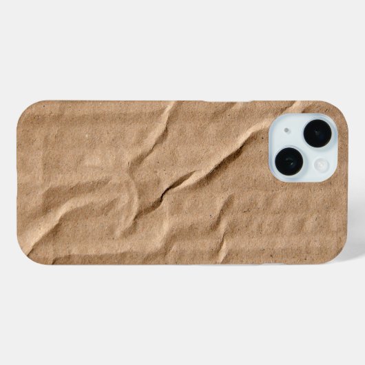 Generische braune Pappe Case-Mate iPhone Hülle (Rückseite (Horizontal))