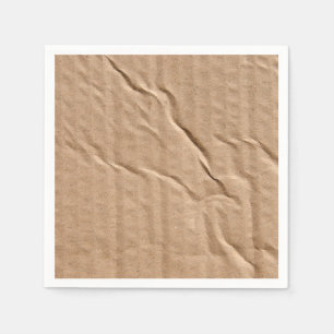 Generische braune Pappe Serviette