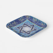 Generische Decorative Paper Teller Judaika verfügb (Gewinkelt)