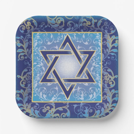 Generische Decorative Paper Teller Judaika verfügb (Vorderseite)