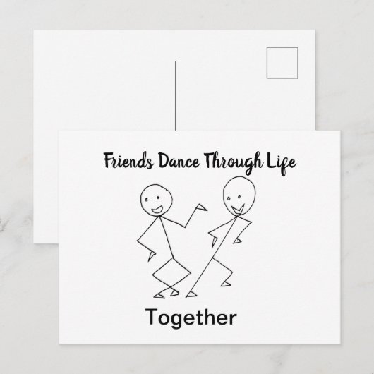 Generische Freundschaft Postkarte (Vorne/Hinten)