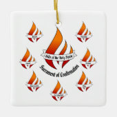 Generische Geschenke der Heiligen Geistbestätigung Keramikornament (Vorderseite)