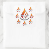 Generische Geschenke der Heiligen Geistbestätigung Quadratischer Aufkleber (Tasche)