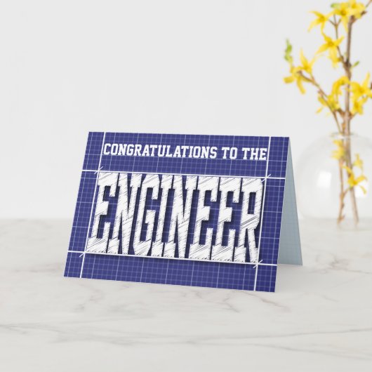 Generische Karte für Blue Print Engineer (Gelbe Blume)