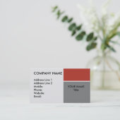 Generische Karte... Visitenkarte (Stehend Vorderseite)