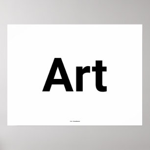 Generische Kunst-Typografie Poster