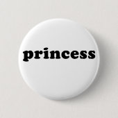 Generische PRINZESSIN T - Shirts Button (Vorderseite)