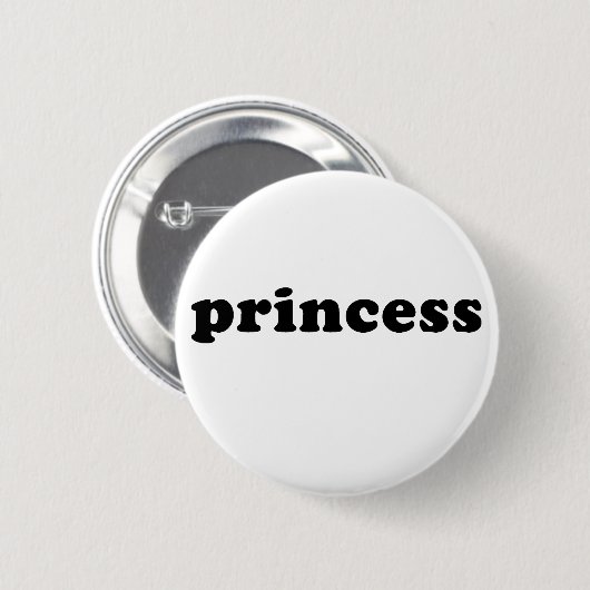 Generische PRINZESSIN T - Shirts Button (Vorne & Hinten)