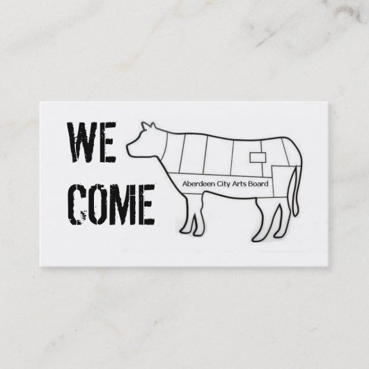 Generische Propaganda-Visitenkarte - eine Kunst - Visitenkarte (Vorderseite)