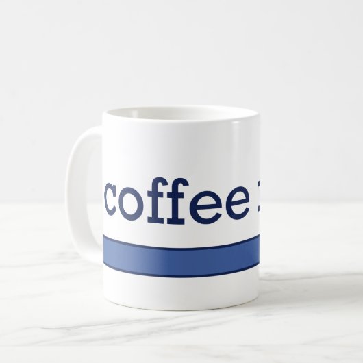 Generische Repo-Mannkaffee-Tasse Kaffeetasse (Vorderseite Links)