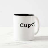 Generische Schale<T> Zweifarbige Tasse (VorderseiteRechts)