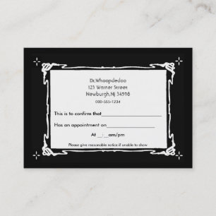 generische Verabredung 2 Terminkarte
