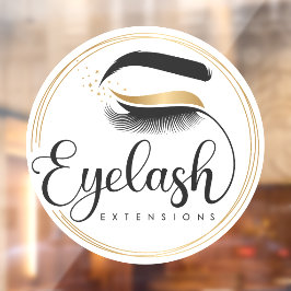 Generischer Eyelash Extensions Salon Wellness-Cent Fensteraufkleber